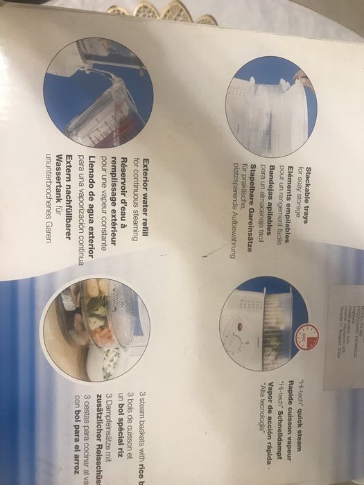 Aparat ( steamer ) de gatit cu aburi KENWOOD , 900W (pret redus cu 25%