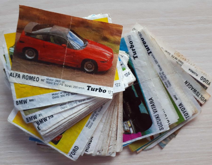 Картинки от дъвки Турбо и много други цели серии