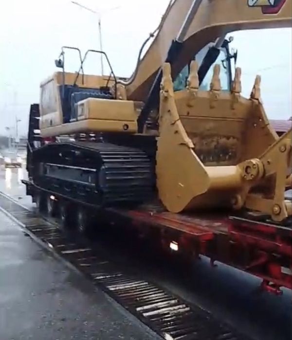 Услуги экскаватора, бульдозера и самосвалов