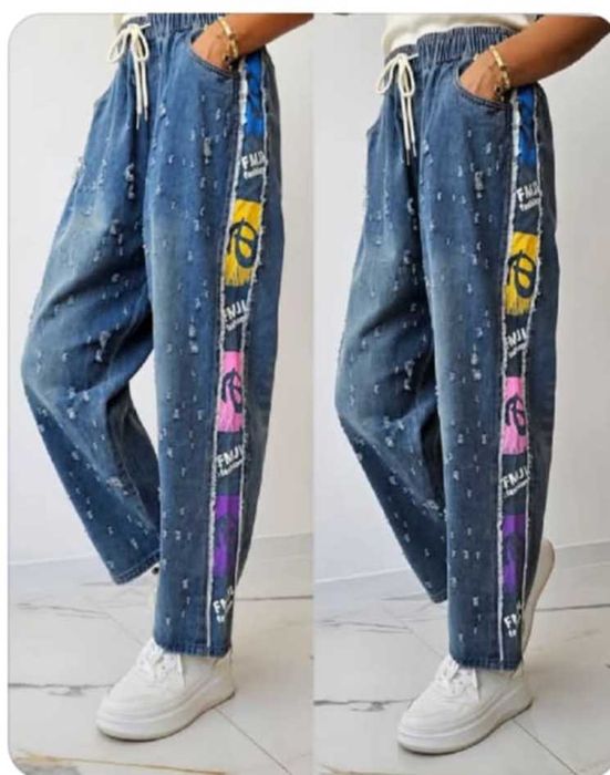 Дамски дънки потури