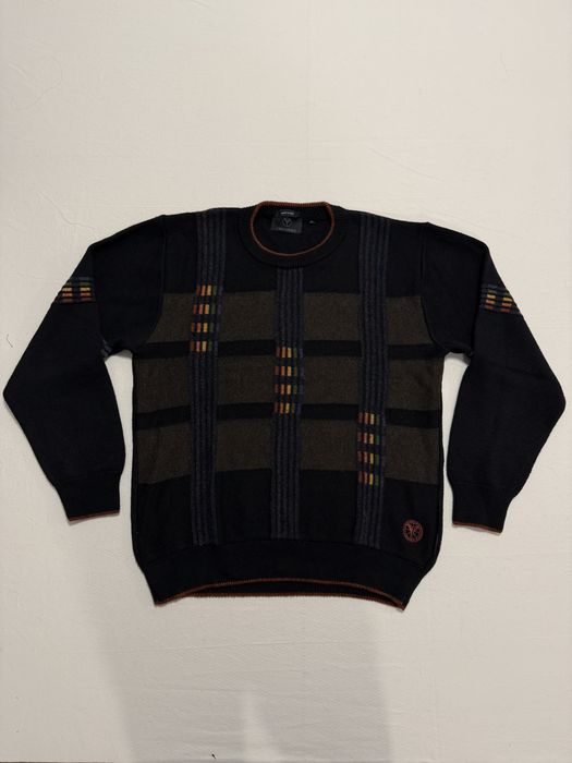 Pulover CARLO COLUCCI (M barbat) Made in Italy Merino vintage lana