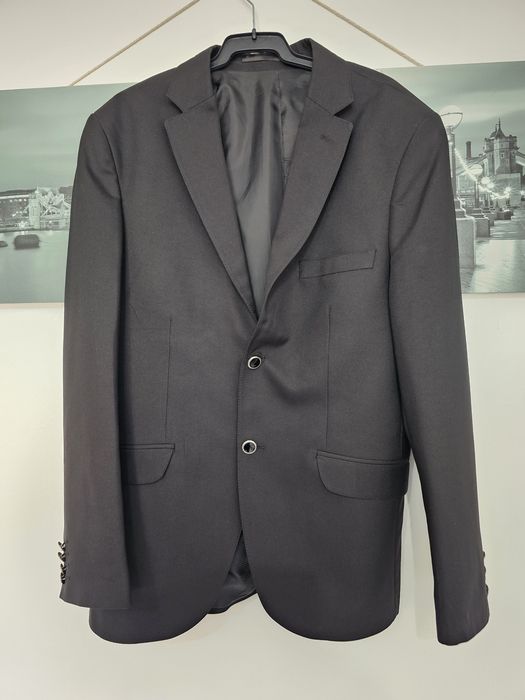 Sacou bărbătesc elegant negru marime 50 time bentley men