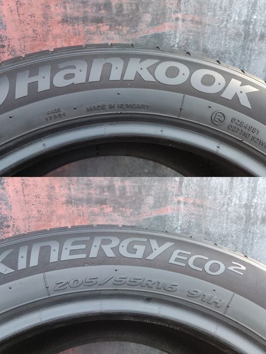 4бр. лерни гуми 205/55/16 Hankook Kinergy Eco 
dot23
7mm
Внос А