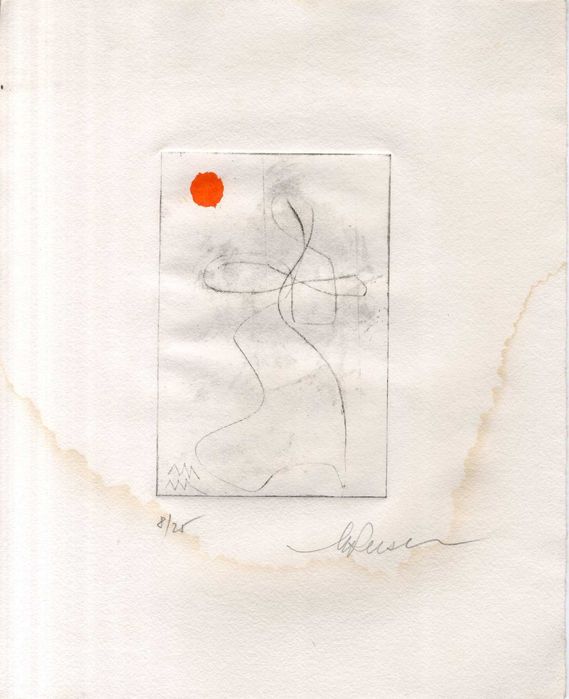 Mihai RUSU (1925-2013) Gravuri Grafica Grafician Roman Gravura anii 90