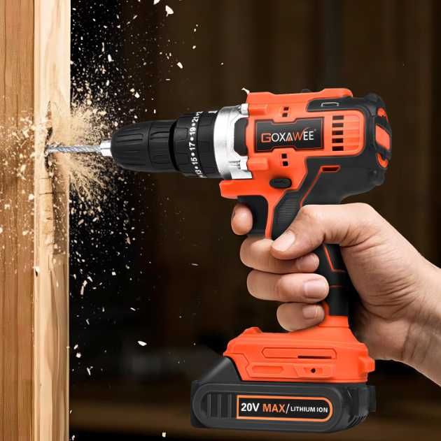 Masina Gaurit si Insurubat2 Acumulatori 20V Li-Ion 38Nm 28 Accesorii