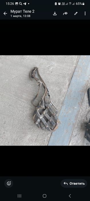 Продам намордник кожаный