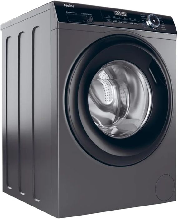 Нова инверторна Direct Drive пералня с пара Haier 9 кг антрацит