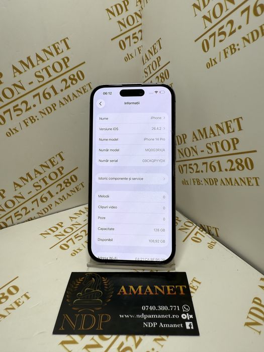 NDP Amanet Braila Iphone 14 Pro(54491)