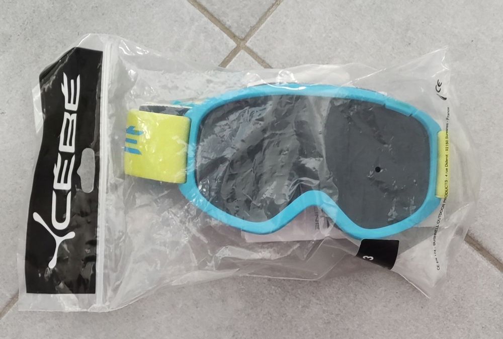 Casca și ochelari schi copii mici