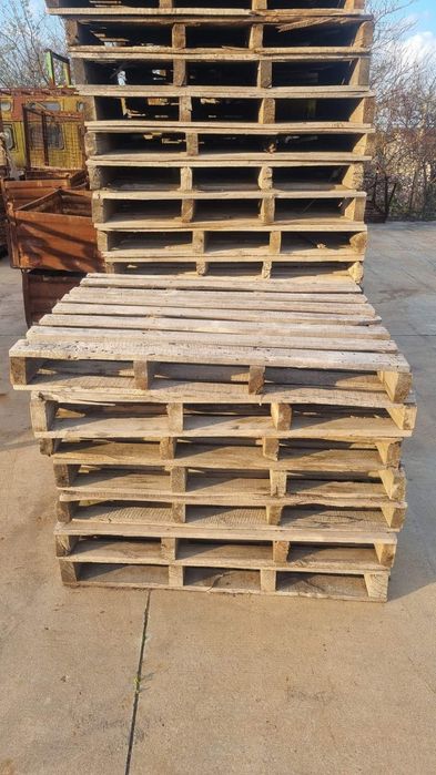 Палети 1.20 на 1 и височина 15 см.