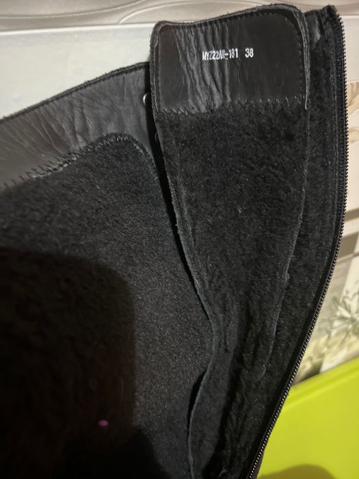 Сапоги замшевые зимние