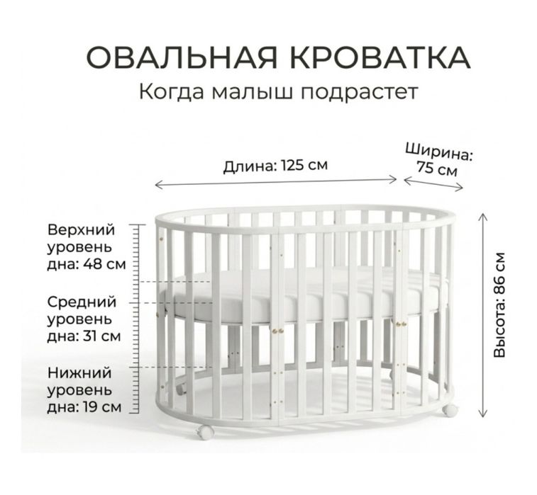 Детская кроватка Северянка