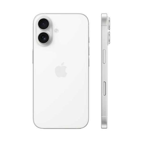 НОВ! 256gb! iPhone 16 + PLUS Лизинг от 56лв/м  бял  white Гаранция