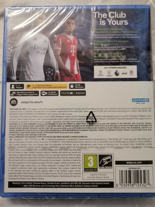Игра за плейстейшън PS5 FC26