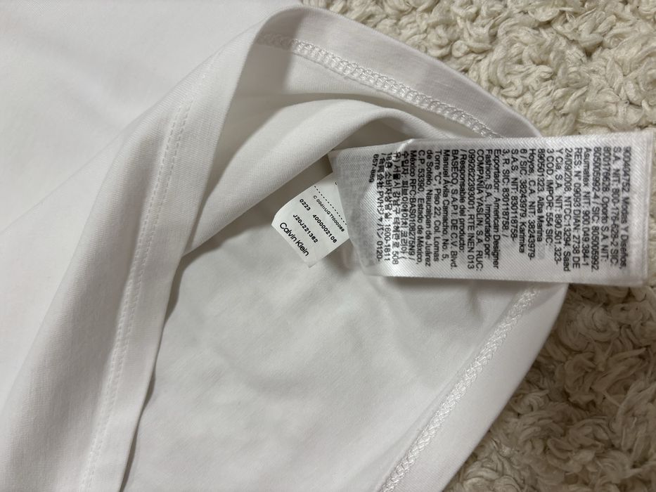 Calvin Klein jeans къс топ с лого
