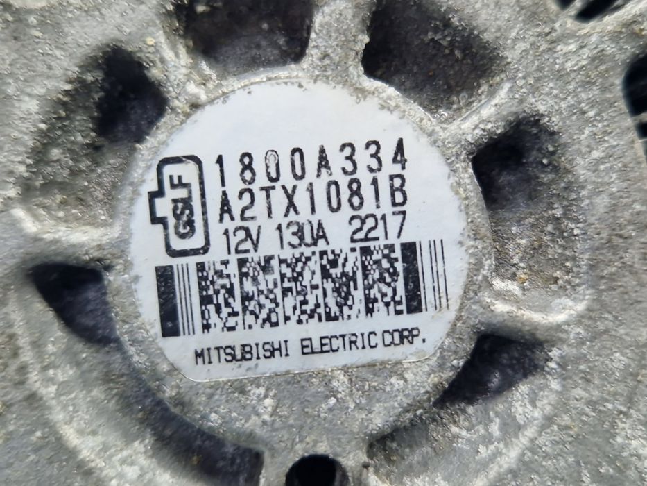 Alternator MITSUBISHI ASX (GA) [Fabr 2010-2020] 1800A334 1.8 DI-D 4N13