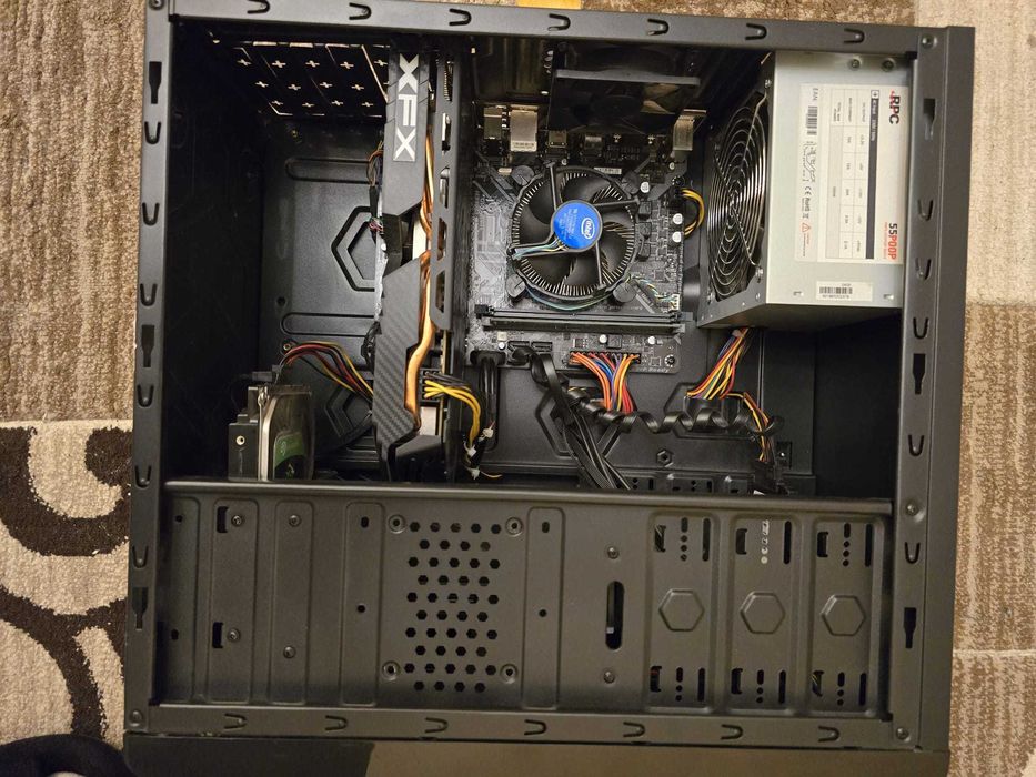 PC i3 9100F + RX 580 8GB / SSD + HDD /pc office si gaming+ casti cadou