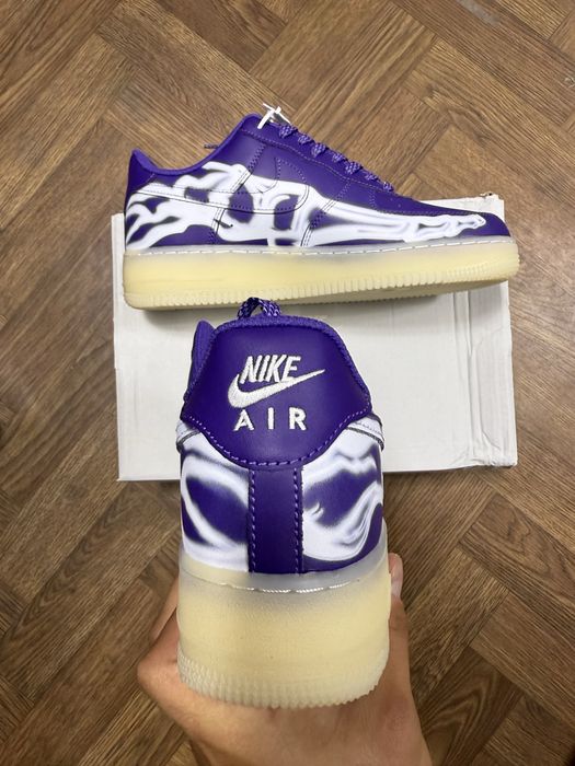 Adidasi/Sneakersi Nike Air Force One Custom “Skelletron”  marimea 44