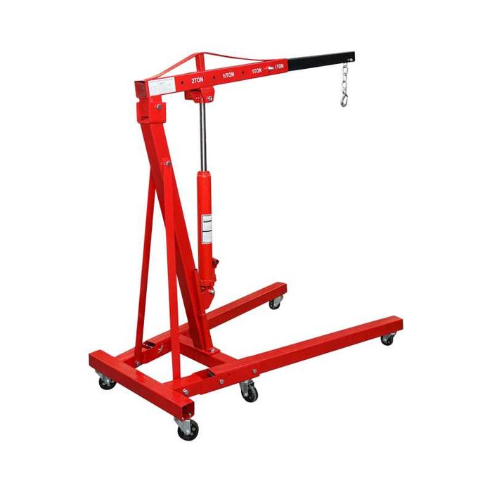 Macara atelier 2T tip girafă – hidraulică, pliabilă TRANSPORT GRATUIT