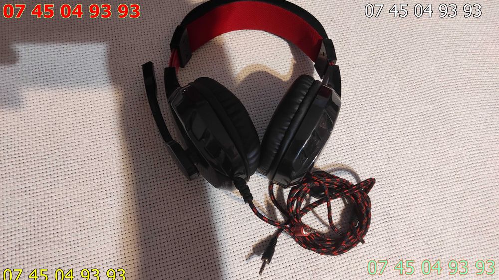 casti profesionale white shark cu microfon perfect functionale