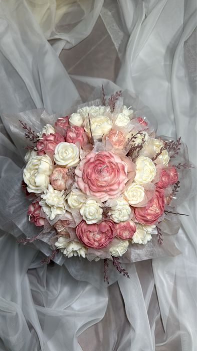 Букет-8ми март,соеви букети,подаръчета за гости