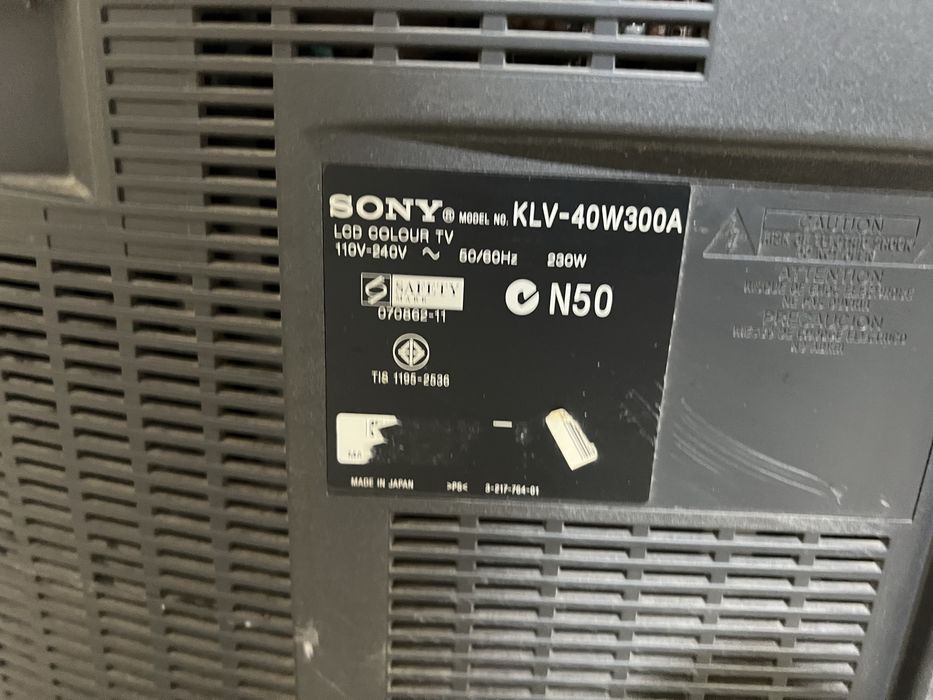 Sony bravia klv40 300w