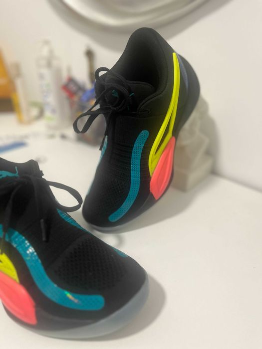 Puma Rise Nitro 3 Black/Sunset Glow - Pantofi sport Baschet/Handball