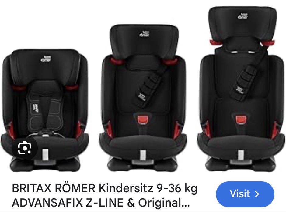 Стол за кола Britax Römer Advansafix черно