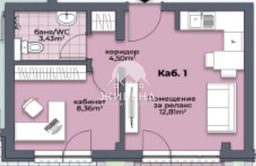 Продава се Едностаен апартамент в Варна, Аспарухово - 57 кв.м за 1334 €/кв.м - Снимка #1