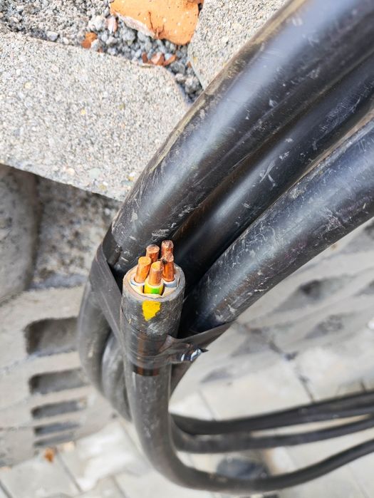 Захранващ трифазен меден кабел NYY 5×16