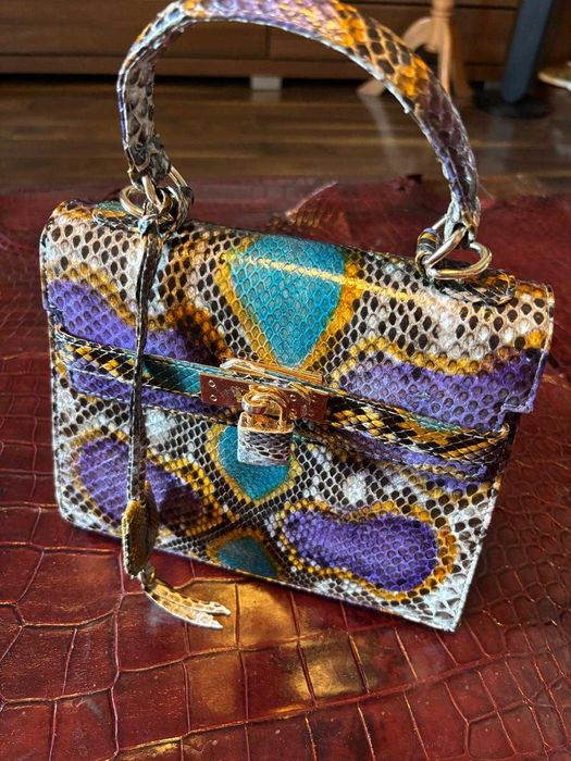 Posete dama din piele exotica de Piton