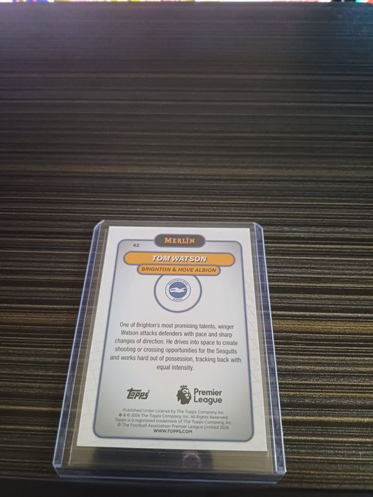 Tom Watson Brighton /50 card