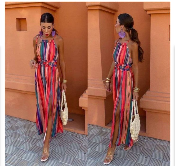 Дамска лятна рокля L рр