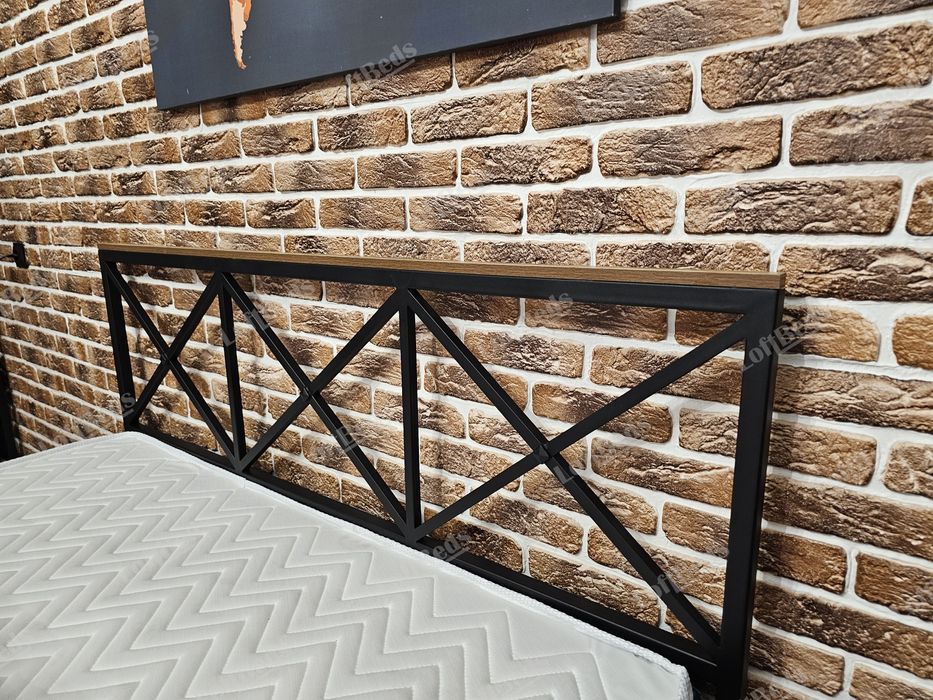 Кровать в стиле Лофт ВЕНЕРА, Металлическая Кровать