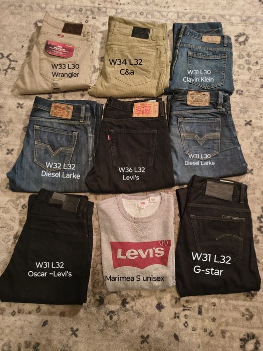 Blugi Levi's / Diesel /Calvin Klein