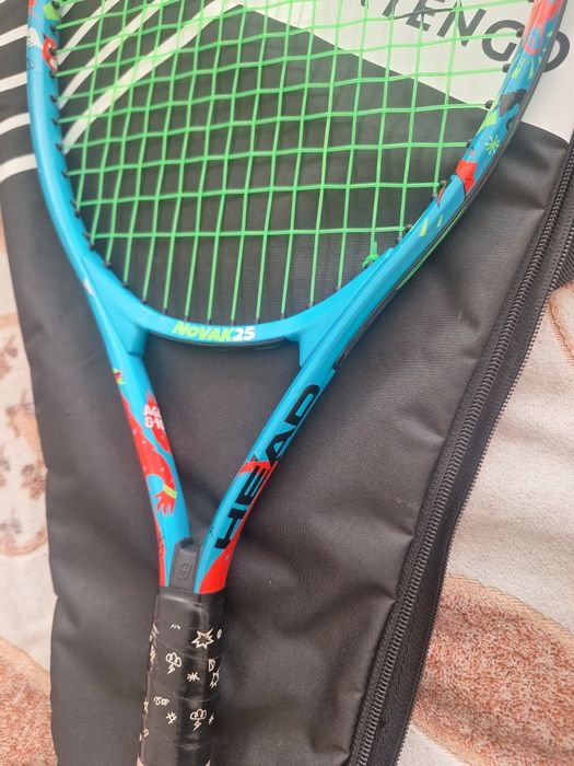 Rachet tenis+husa 10-12 ani