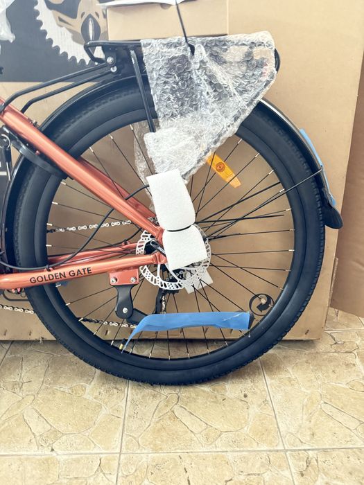 Bicicletă electrică T-BIRD Golden Gate Copper M – NOUĂ, motor central