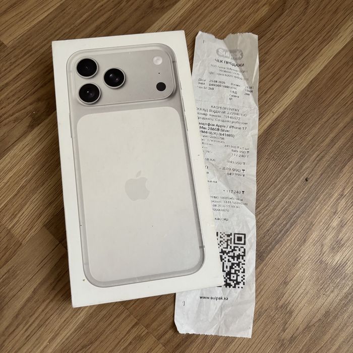 iPhone 17 Pro Max EAC Sulpak запечатан