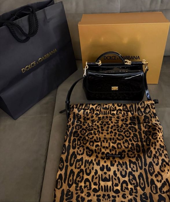 Dolce&Gabbana Sicily лачена чанта
