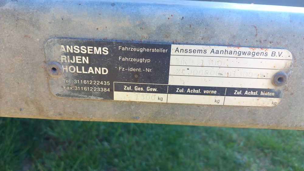 Remorca auto 1300kg
