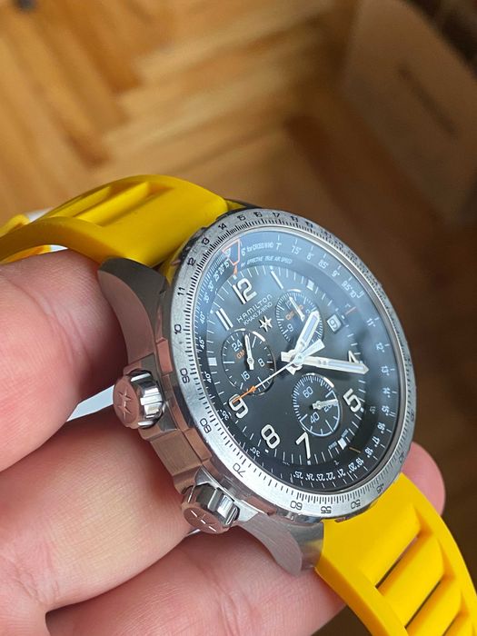Продавам оригинален Мъжки часовник Hamilton Khaki Aviation X-Wind