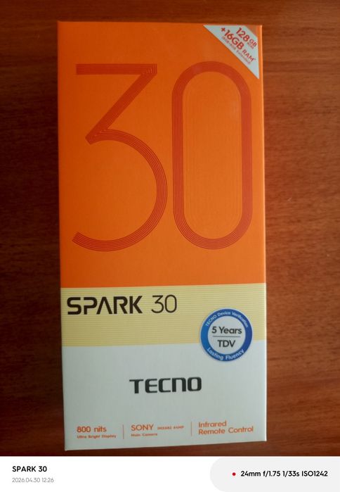 ТECNO Spark 30, KL6