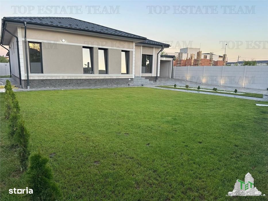 Casa inidividuala, superba pe parter, cu garaj si 4 camere spatioase,