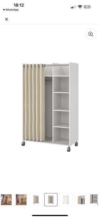 Sifonier dulap pe rotile, nou, nemontat.