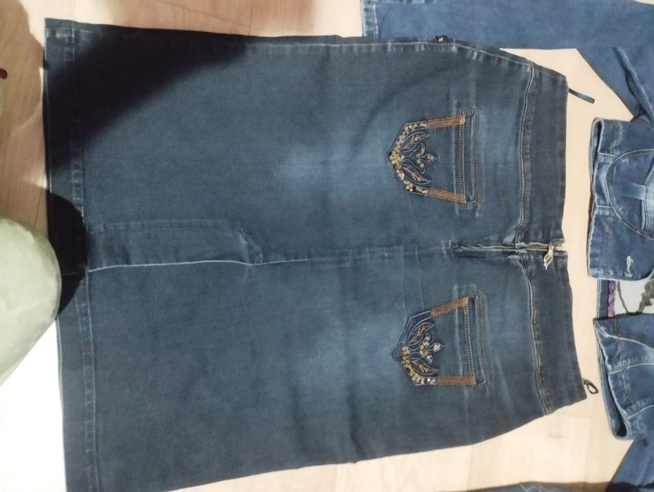 Джинсовые юбки 44  - 50