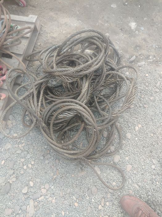 Тросы,чалки,пауки стальные...