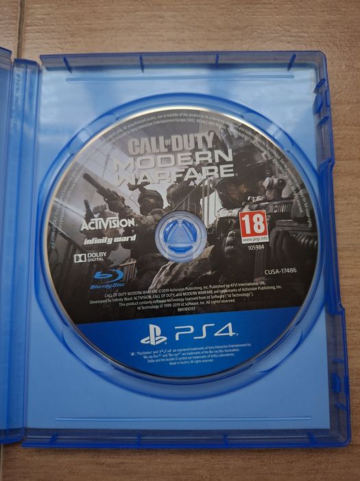 Продавам игра Call of Duty Modern Warfare за ps4.