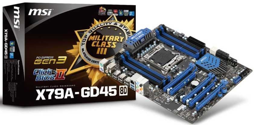 Дъно Дънна платка MSI X79A-GD45 2011 DDR3 OVERCLOCK