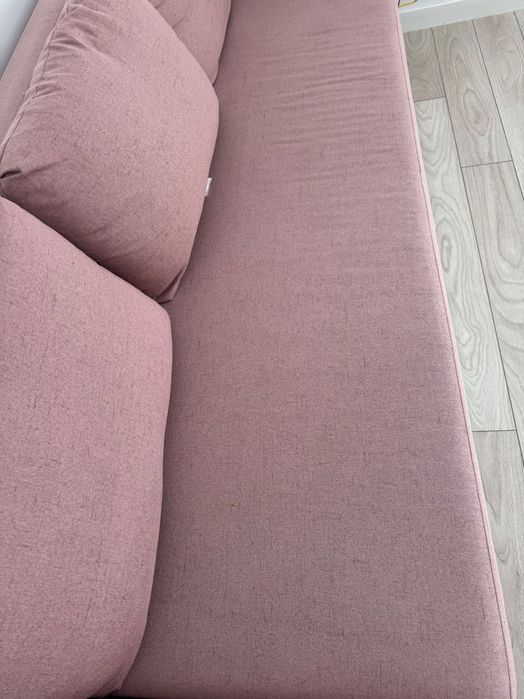 Canapea extensibilă 3 locuri IKEA GRUNNARP Roz