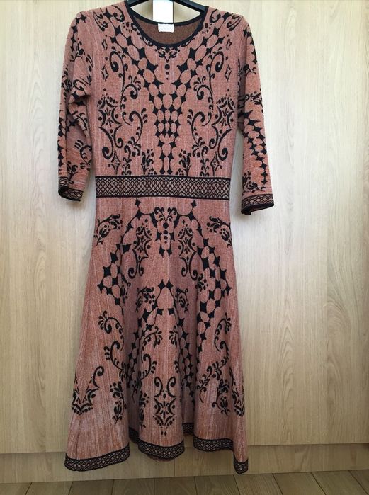 Плетена рокля, миди дължина, M